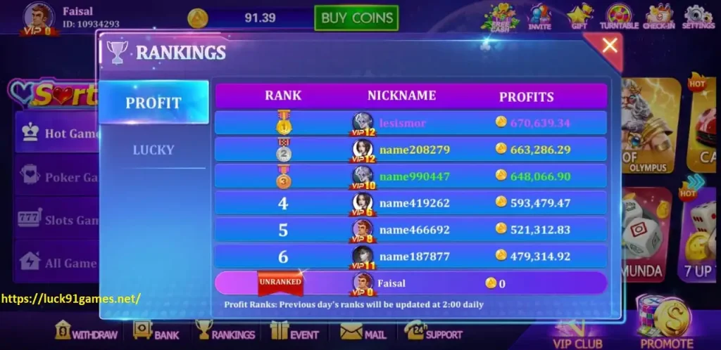 Lucky 85 Game
